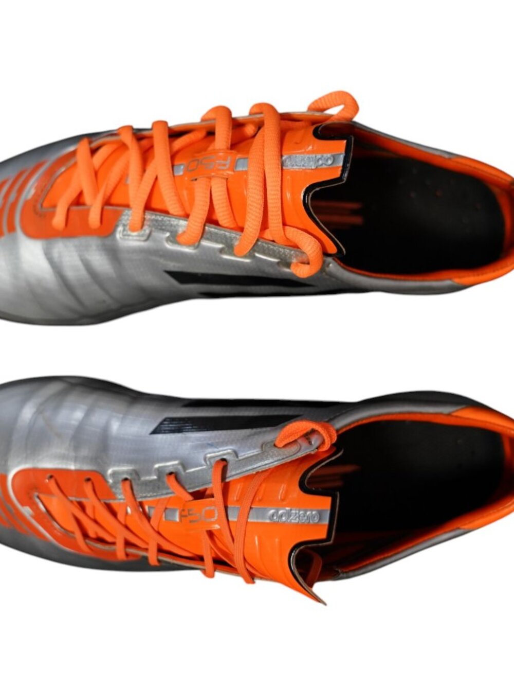 adidas F50 adiZero TRX FG Synthetic 2011 Silver/Orange - Picture 4 of 6
